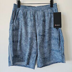 NWT LULULEMON ITCM Blue White Speckled Pace Breaker Shorts 9" Lined Men's Medium